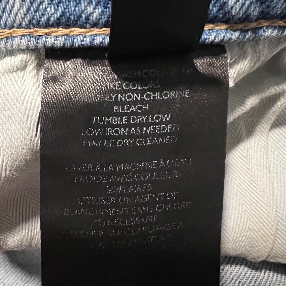 NWT Free People We the Free Ultra High Rise Straight Leg Distressed Jeans - Picture 13 of 13